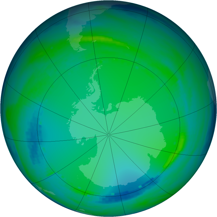 Ozone Map 1985-07-06